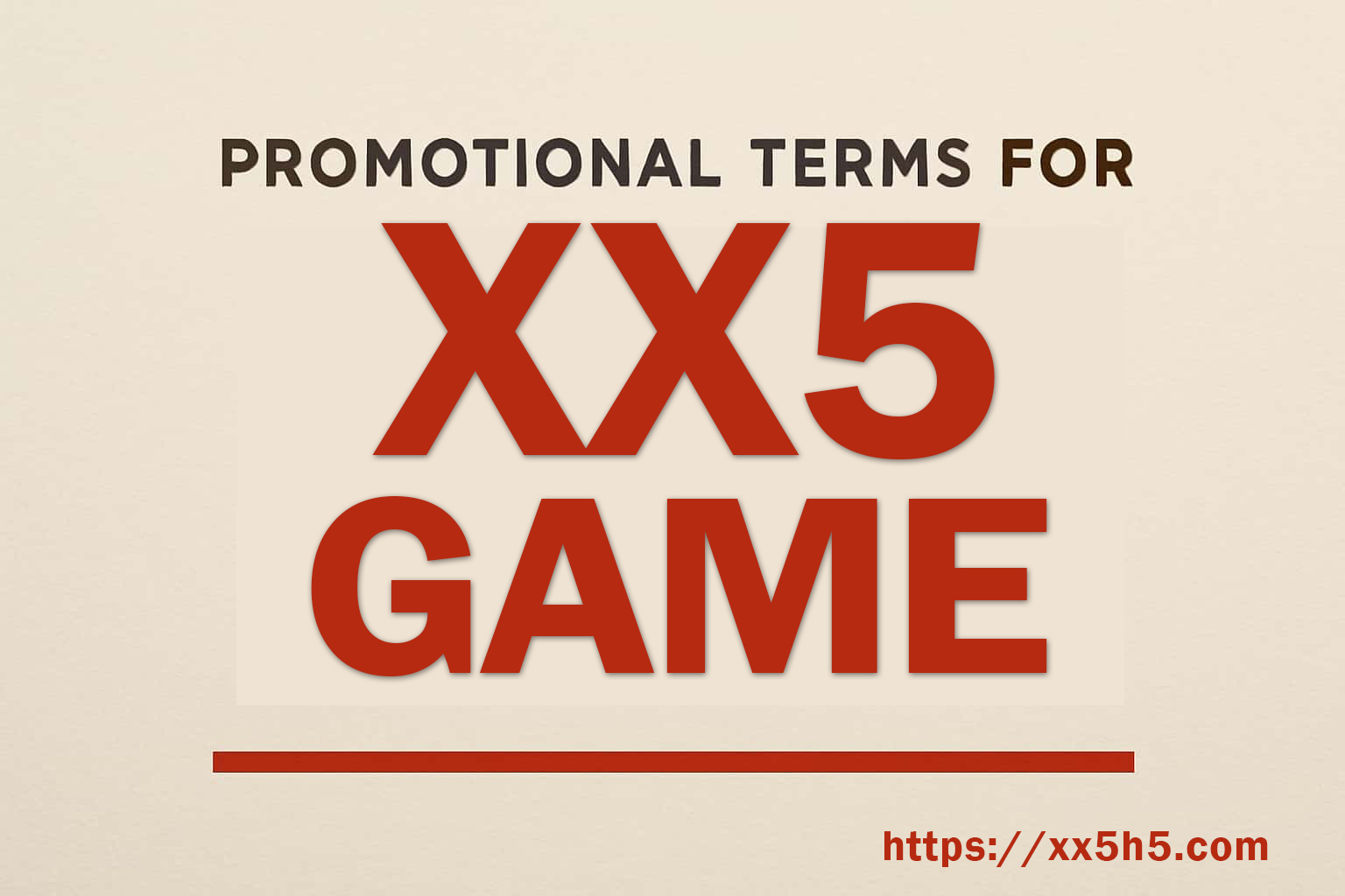 Read the Conditions Behind an XX5 Promotion